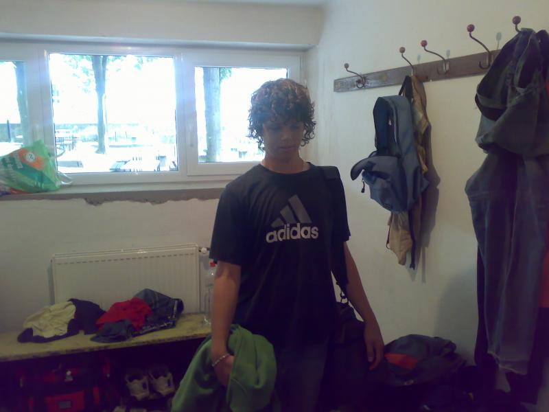 Jakub Řihák v M.Písku po zápase 2.6.2007